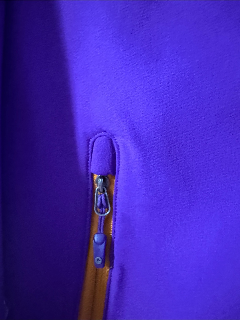 Marmot Purple Softshell Jacket with Orange Accents - Picture 8 of 8